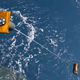 Artist’s impression of how the JAXA system is supposed to work. In tests, the cable did not deploy. (Image: JAXA)